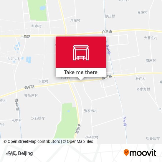 杨镇 map