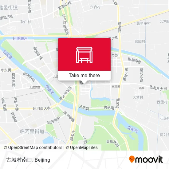 古城村南口 map