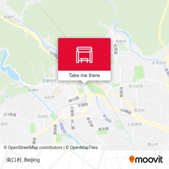 南口村 map