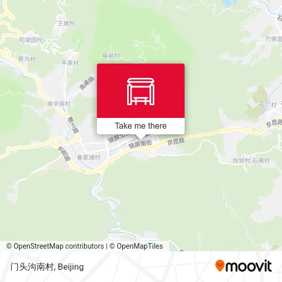门头沟南村 map
