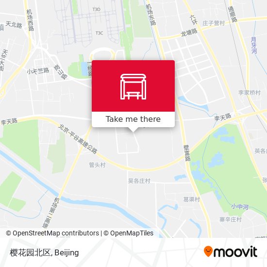 樱花园北区 map