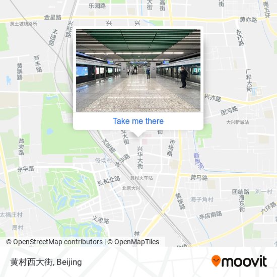 黄村西大街 map