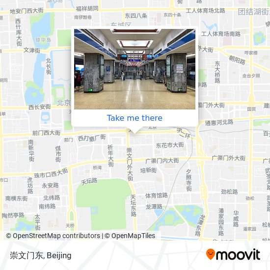 崇文门东 map