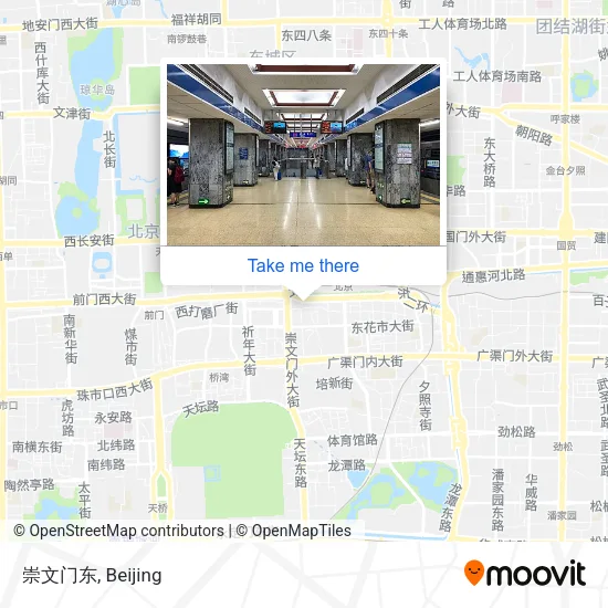 崇文门东 map