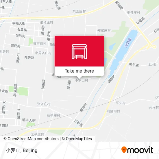 小罗山 map