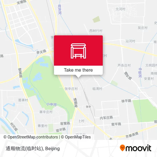 通顺物流(临时站) map