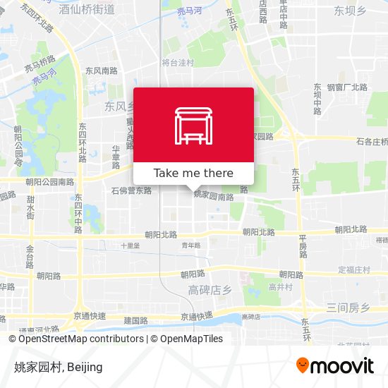 姚家园村 map
