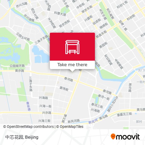 中芯花园 map