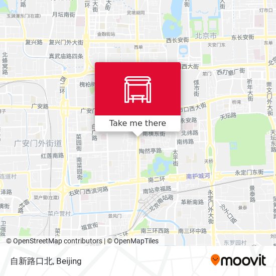 自新路口北 map