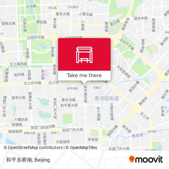 和平东桥南 map