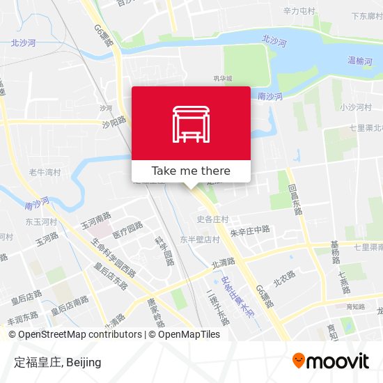 定福皇庄 map