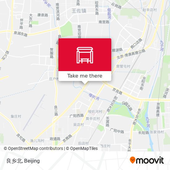 良乡北 map