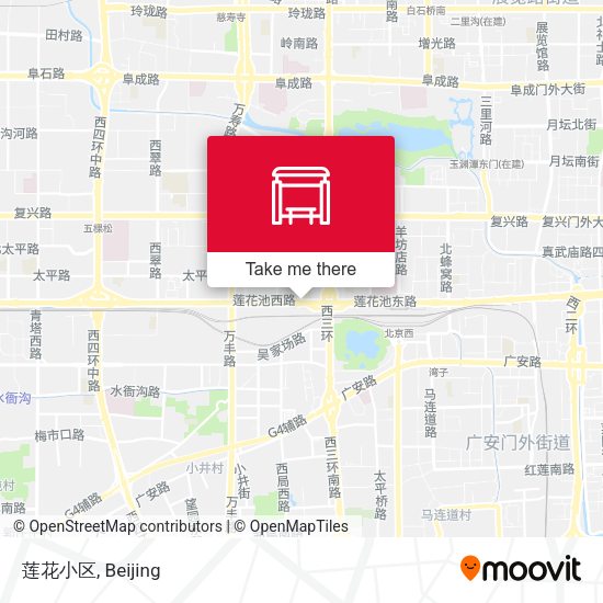 莲花小区 map