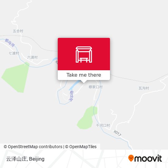 云泽山庄 map