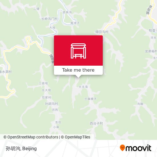 孙胡沟 map