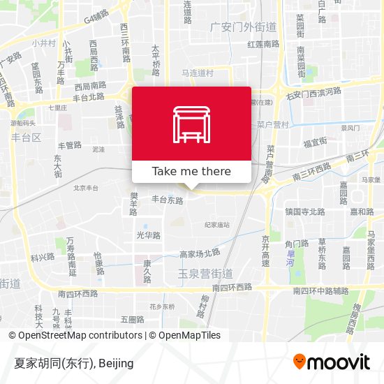 夏家胡同(东行) map
