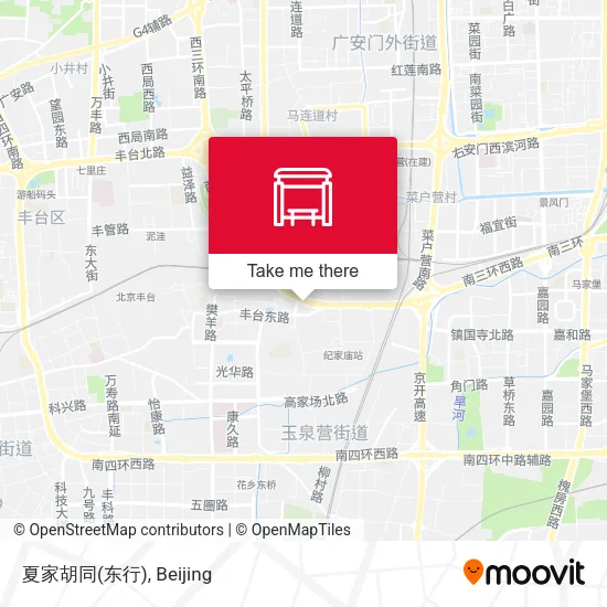 夏家胡同(东行) map