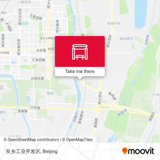 良乡工业开发区 map