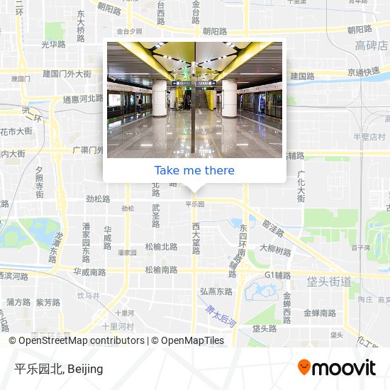 平乐园北 map