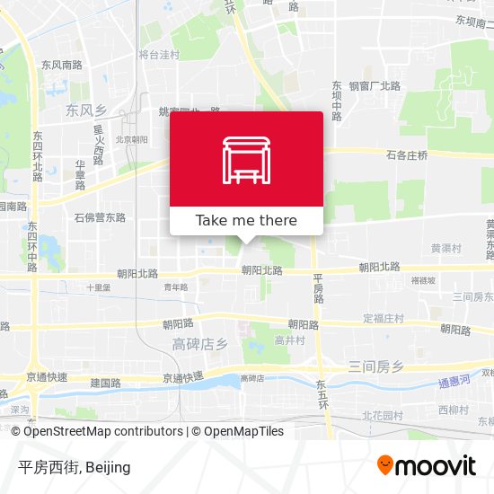 平房西街 map
