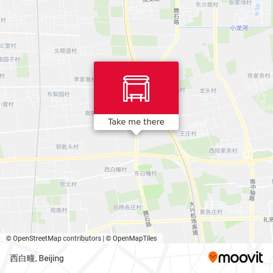 西白疃 map