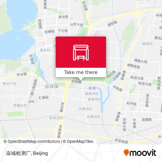 庙城检测厂 map