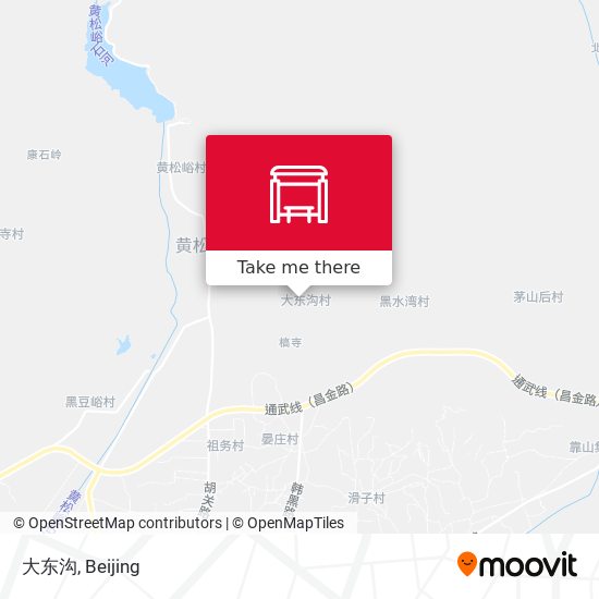 大东沟 map