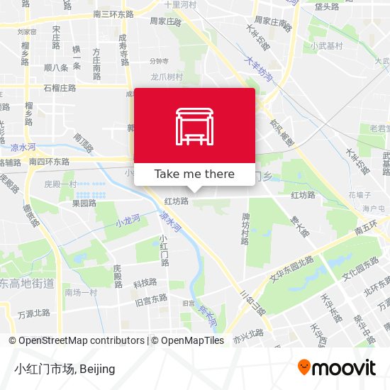 小红门市场 map