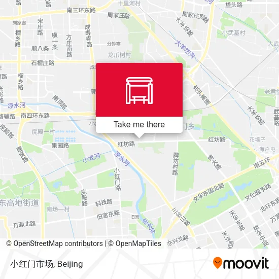小红门市场 map