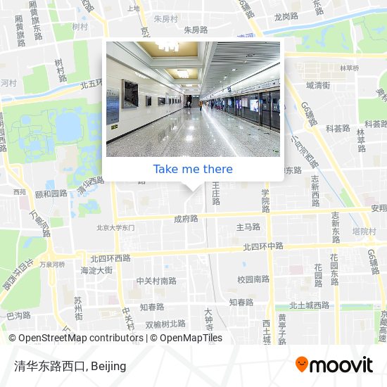 清华东路西口 map