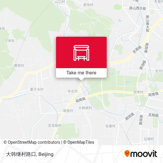 大韩继村路口 map