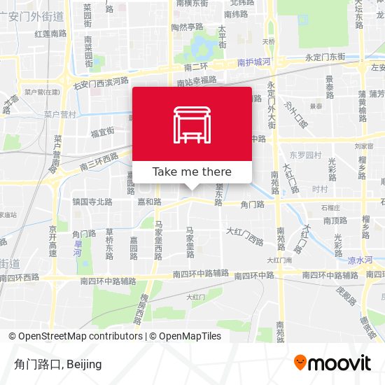 角门路口 map