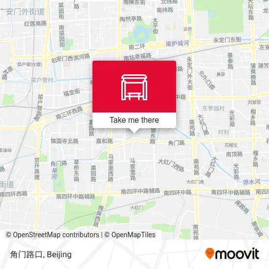角门路口 map