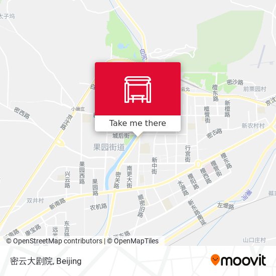 密云大剧院 map