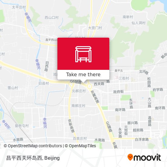 昌平西关环岛西 map