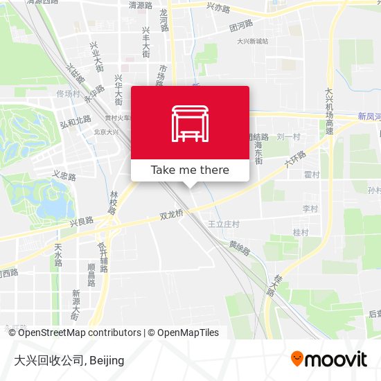 大兴回收公司 map