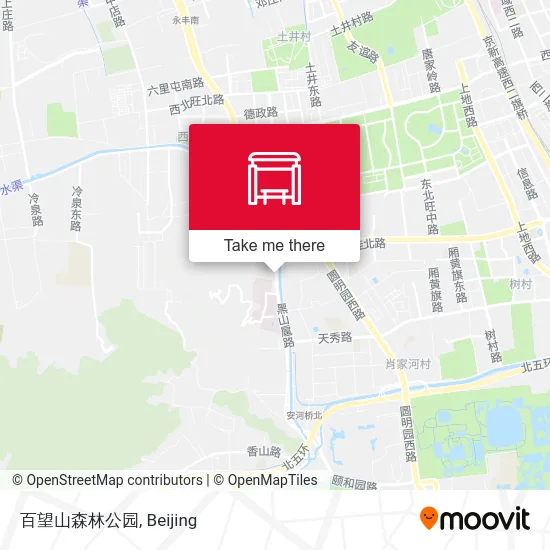 百望山森林公园 map