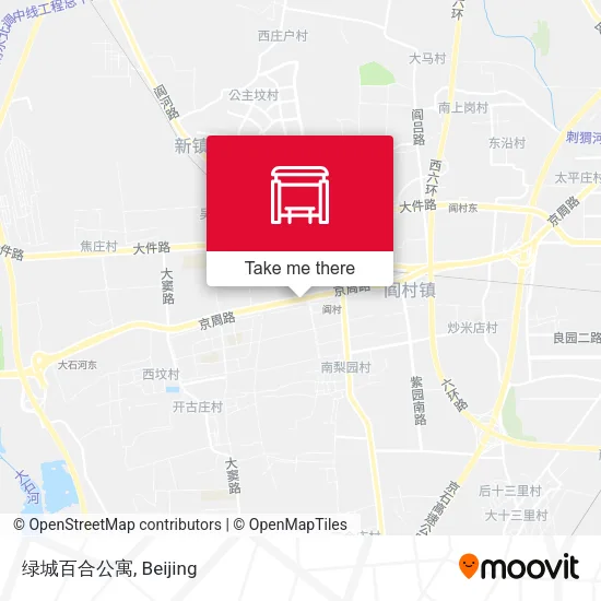 绿城百合公寓 map