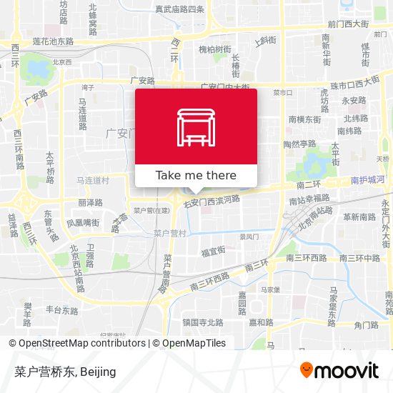 菜户营桥东 map