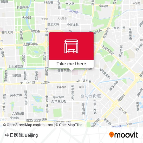 中日医院 map