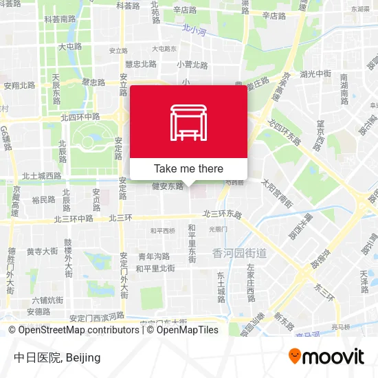 中日医院 map