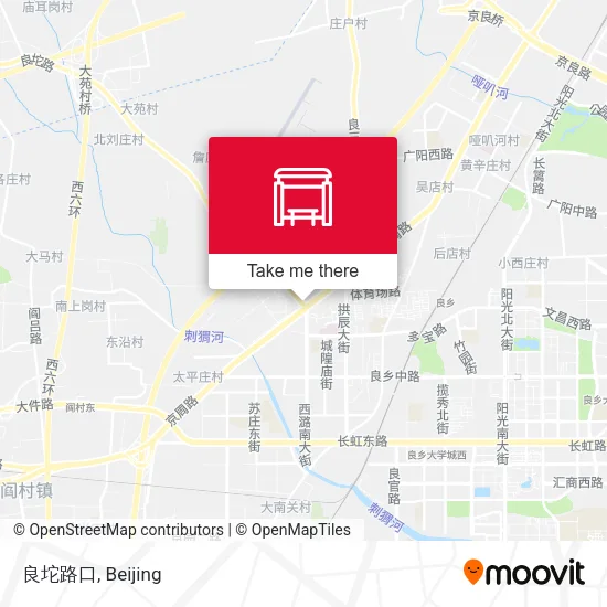 良坨路口 map