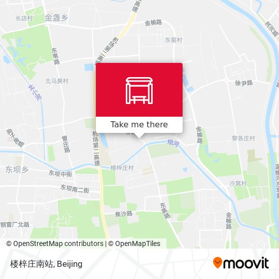 楼梓庄南站 map