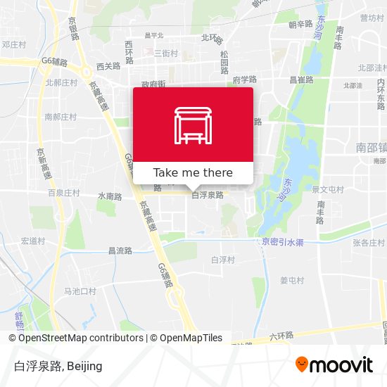 白浮泉路 map