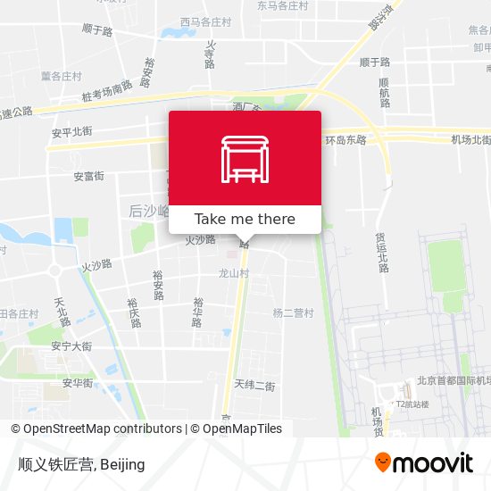 顺义铁匠营 map