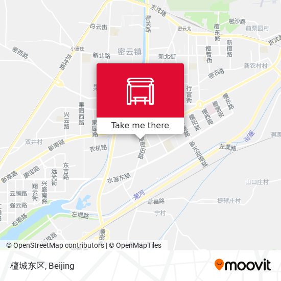 檀城东区 map