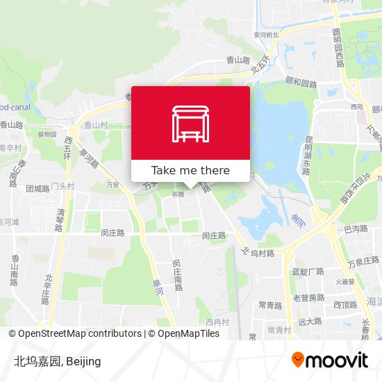 北坞嘉园 map