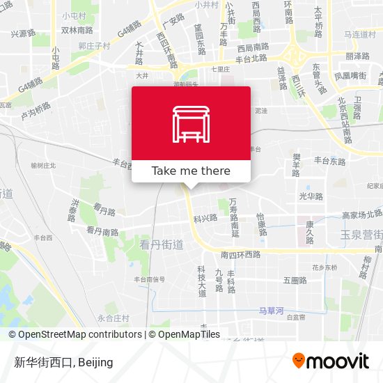 新华街西口 map