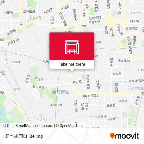 新华街西口 map