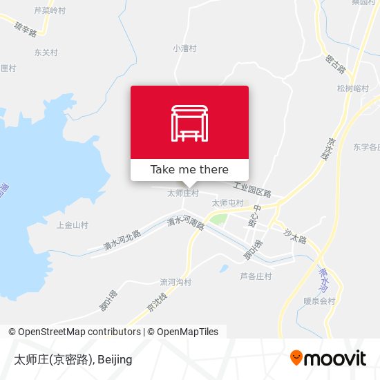 太师庄(京密路) map